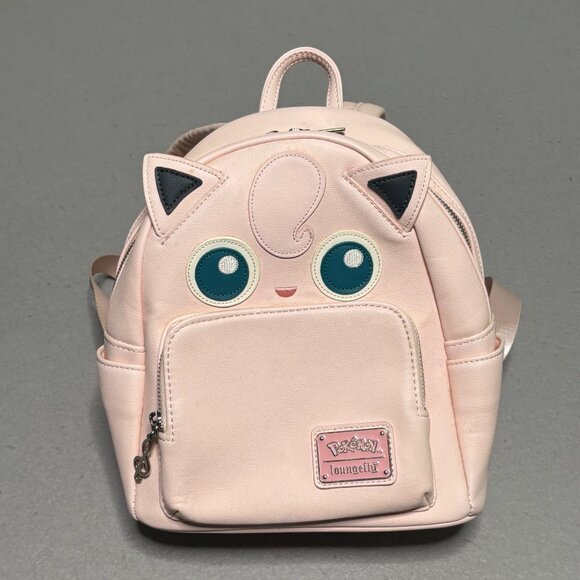 Pokemon Loungefly Jigglypuff Mini Backpack Cosplay Faux Leather RARE - Picture 1 of 11